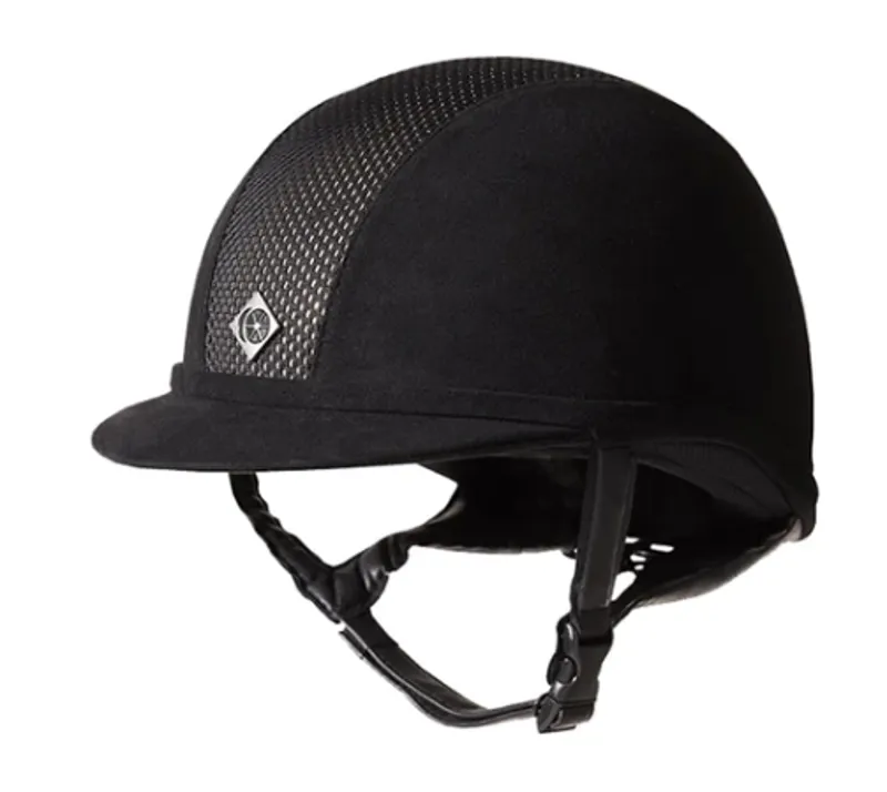 Charles Owen AYR8 Plus Riding Hat in Black